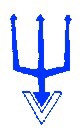 Logo Wassermannverlag: Dreispitz mit Anker